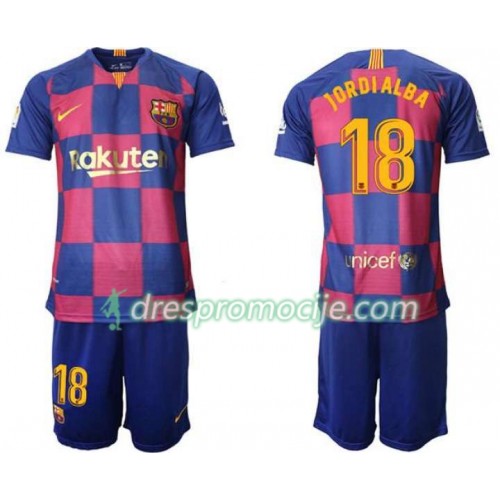 FC Barcelona Dres Jordi Alba 18 Dječji Domaći 2019/20 Kratkih Rukava FC Barcelona Dres Jordi Alba 18 Dječji Domaći 2019/20 Kratkih Rukava